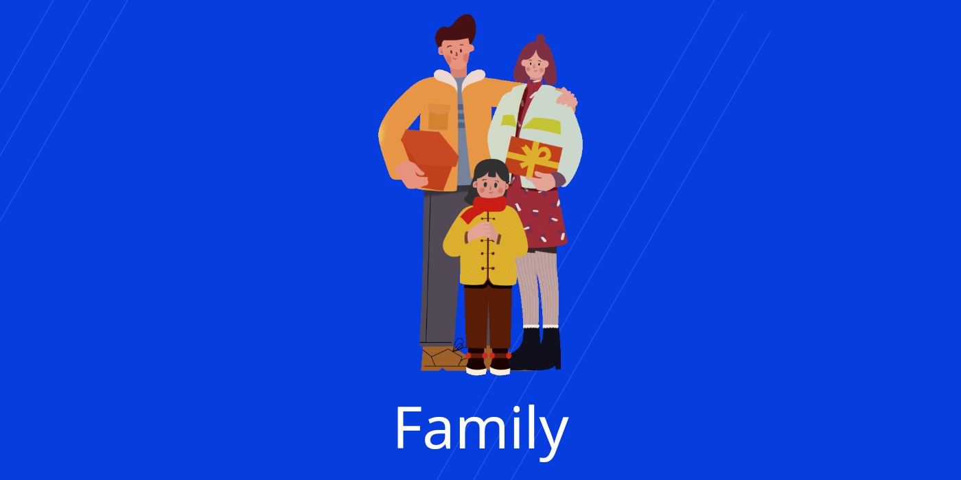 کلمات مربوط به خانواده در زبان انگلیسی